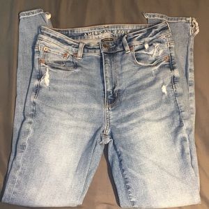 High rise American eagle jeans